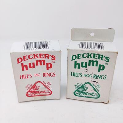 DECKER'S HUMP HOG AND PIG RINGS