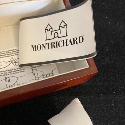 Montrichard Model No. 12 Automatic Menâ€™s Watch with Date and Adjustable Leather Band