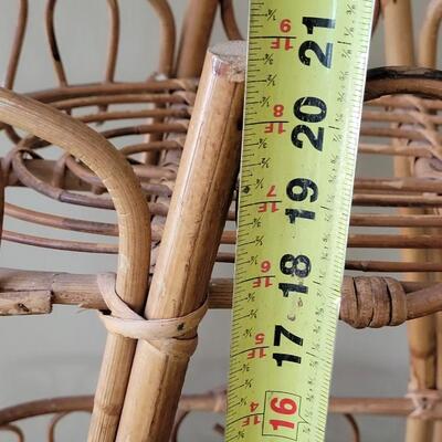 Lot 83: Bamboo 2 Tier Stand