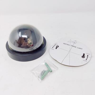 DUMMY SECURITY CAMERA BATTERY OPERATED