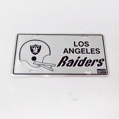 LOS ANGELES RAIDERS PLATE
