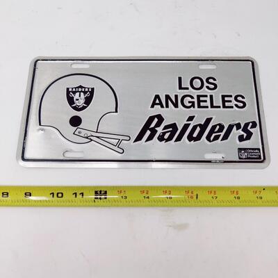 LOS ANGELES RAIDERS PLATE