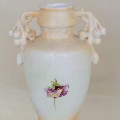 Lot 92: Antique Handpainted Vase from Austria