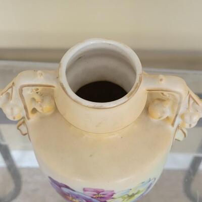 Lot 92: Antique Handpainted Vase from Austria