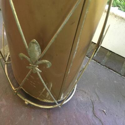 Vintage office trash can