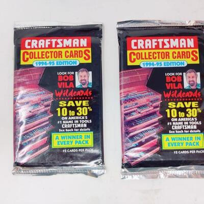 1994-95 EDITION CRAFTSMAN COLLECTOR CARDS 2 PACKS UNOPENED