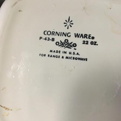 Vintage Corning Ware smaller size casseroles