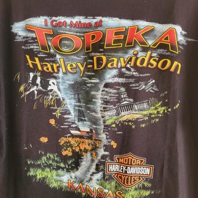 TOPEKA HARLEY DAVIDSON LARGE TSHIRT #2