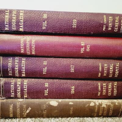 OLD NATIONAL GEOGRAPHIC BOOKS