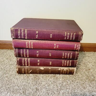 OLD NATIONAL GEOGRAPHIC BOOKS