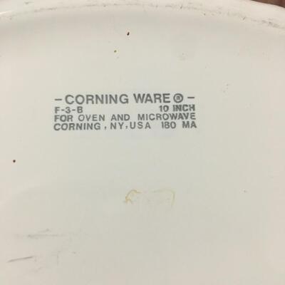 Assorted French white corningware