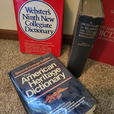 LOT OF 4 DICTIONARIES