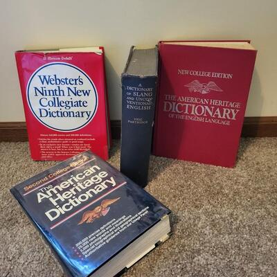 LOT OF 4 DICTIONARIES