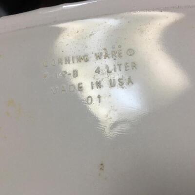 Assorted Corningware french white oval casseroles