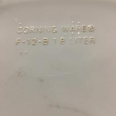 Assorted Corningware french white oval casseroles