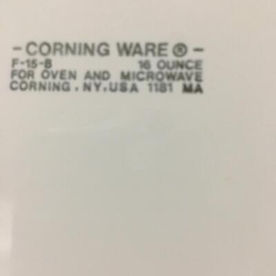 Assorted Corningware french white oval casseroles