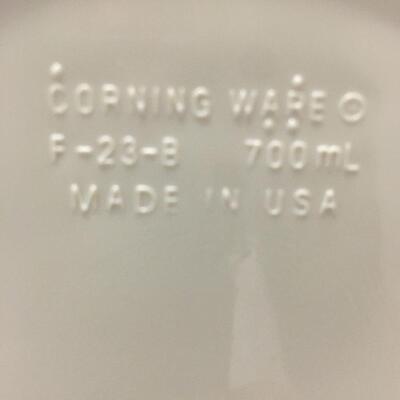 Assorted Corningware french white oval casseroles