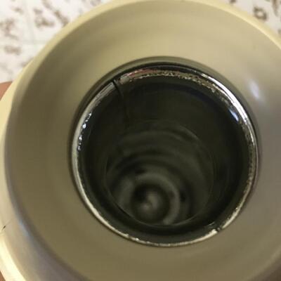 Vintage pair of 1971 Thermos Blue and Black filler