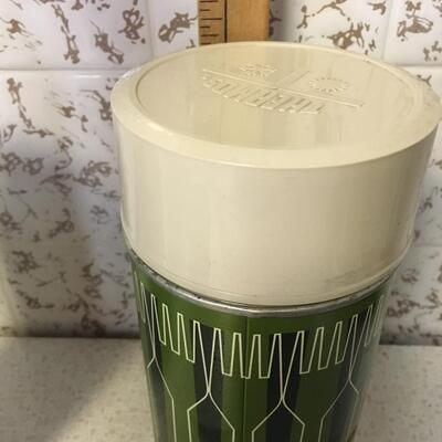 Vintage Thermos green pint size