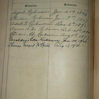 Large Lutheran Bible 1866 in German