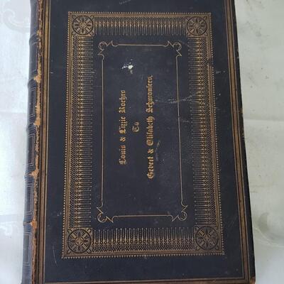 Large Lutheran Bible 1866 in German