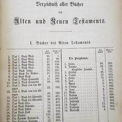 Large Lutheran Bible 1866 in German