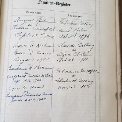 Large Lutheran Bible 1866 in German