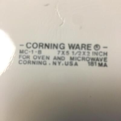 Corning ware fast food dish with clear lid
