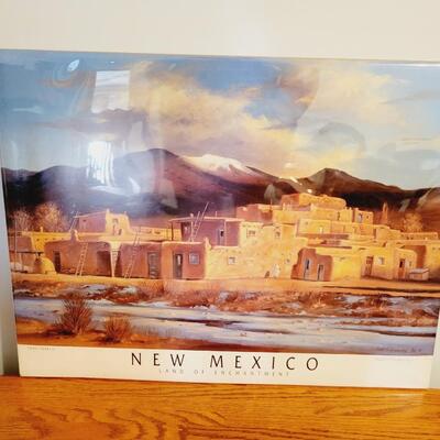 JANET W. KIMBERLING "NEW MEXICO" PRINT -  ORIGINAL SIGNATURE BY ARTIST