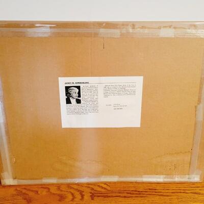 JANET W. KIMBERLING "NEW MEXICO" PRINT -  ORIGINAL SIGNATURE BY ARTIST
