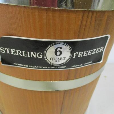 6 Quart Sterling Freezer Ice Cream Maker