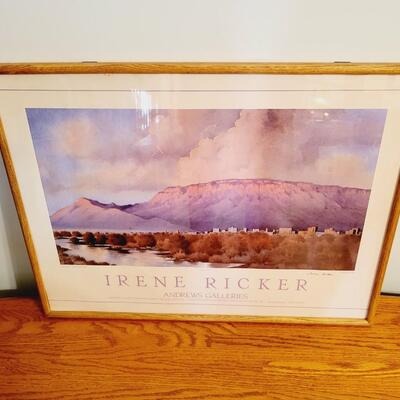IRENE RICKER "UNIQUELY ALBUQUERQUE" SIGNED PRINT