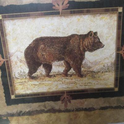 Framed Bear Picture