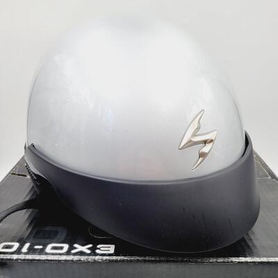 SILVER SCORPION EXO - 100 MOTORCYCLE HELMET