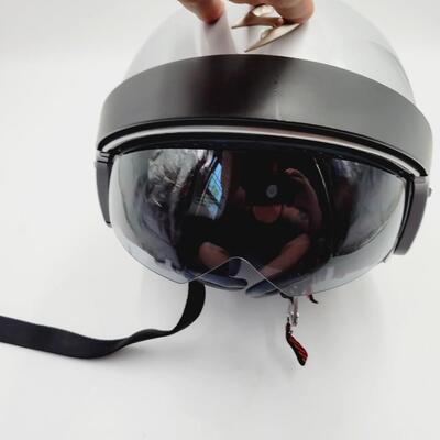 SILVER SCORPION EXO - 100 MOTORCYCLE HELMET