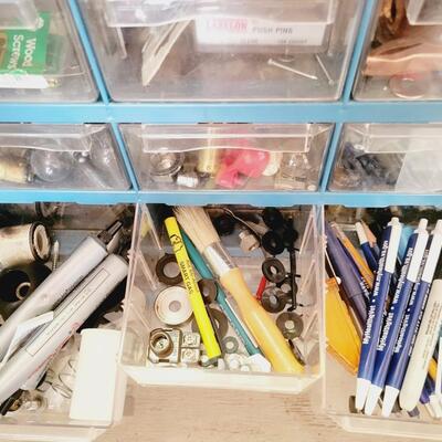 GARAGE BIN - BLUE - FULL OF GOODIES