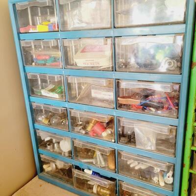 GARAGE BIN - BLUE - FULL OF GOODIES