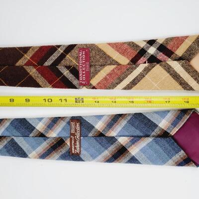 VINTAGE SEAR FLANNEL TIES