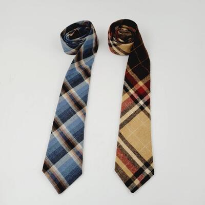 VINTAGE SEAR FLANNEL TIES