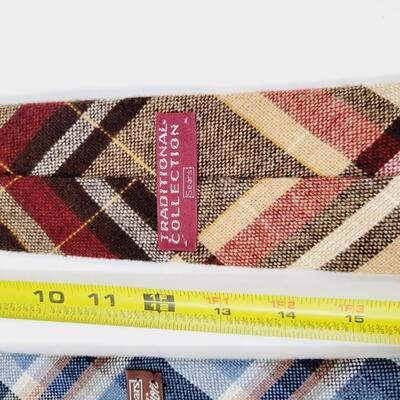 VINTAGE SEAR FLANNEL TIES