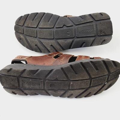 SONAMA LEATHER MENS SANDLES SIZE 9