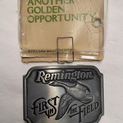 Remington belt buckle