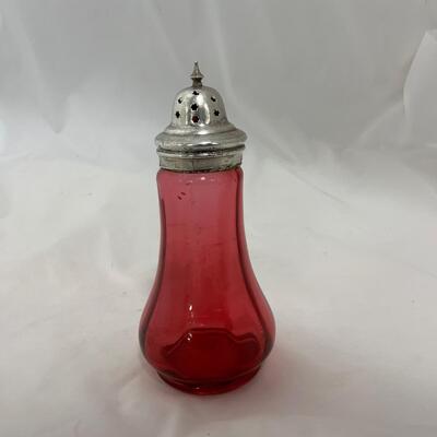.5. Cranberry Sugar Shaker | c. 1890