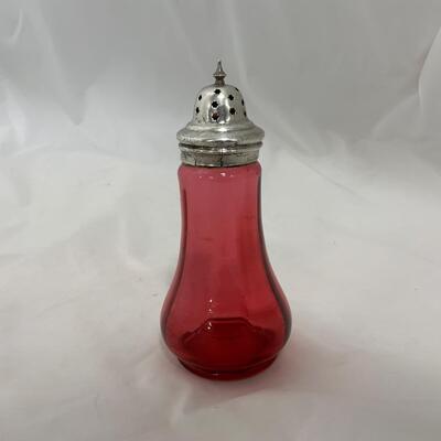 .5. Cranberry Sugar Shaker | c. 1890