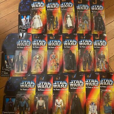 Retro Star Wars Power of the Force Figurines Set