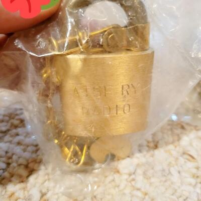 3 PC ATFS LOCKS W/ KEYS - NEW
