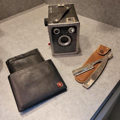 Wallets, Razor and Vintage Camera