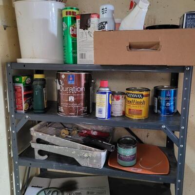 Metal Shelving Unit- All Contents ARE included