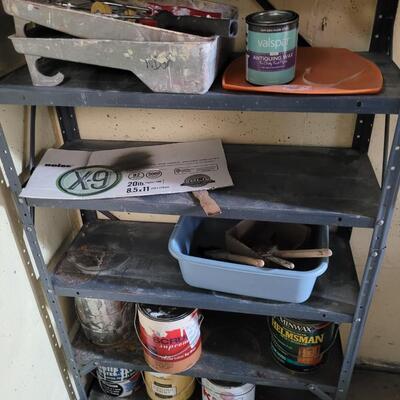 Metal Shelving Unit- All Contents ARE included