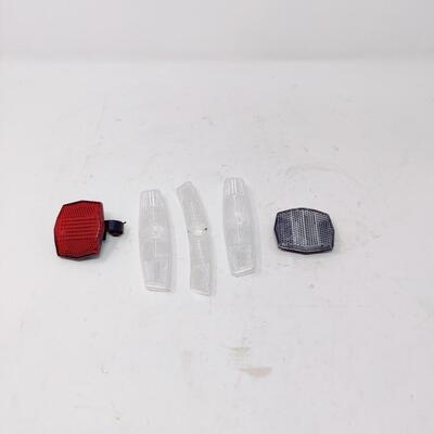 SHINY SAFETY BIKE REFLECTORS